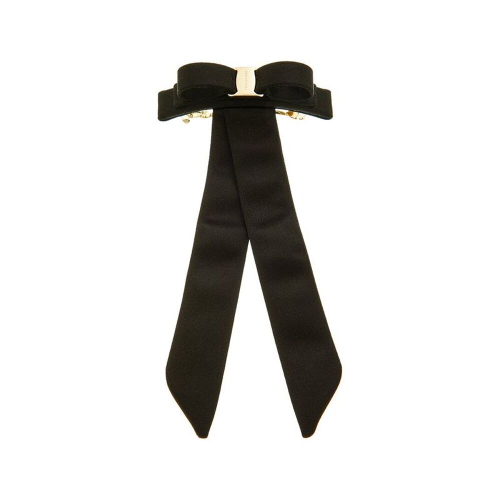 Ferragamo Vara Bow Silk-Blend Hair Clip